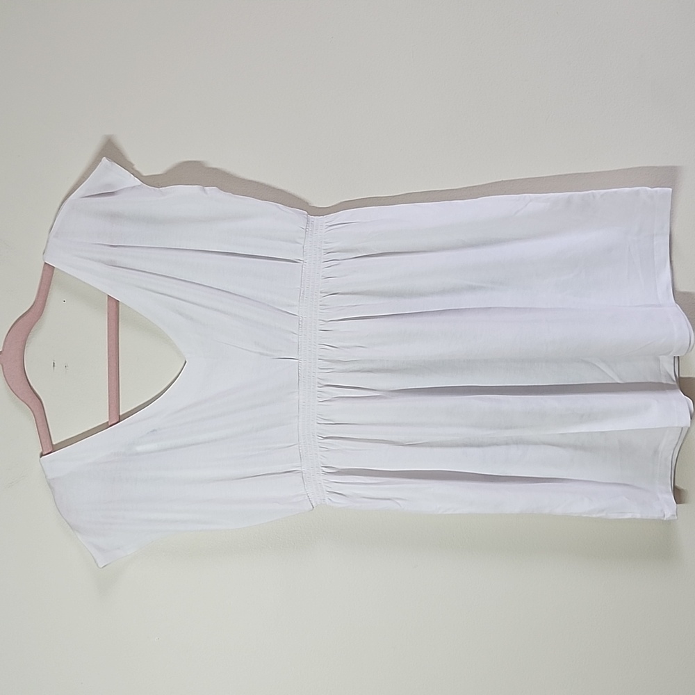 White Embroidered Women's Swimsuit Cover Up Dress Sun Dress Sundress Beach Venus - Picture 6 of 6